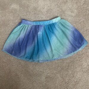 Capezio Blue and Purple Ombre Dance Skirt